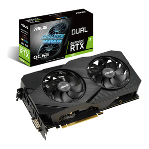 Card đồ họa - VGA Card ASUS DUAL GEFORCE RTX 2060 OC EDITION EVO 6GB GDDR6