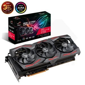 Card đồ họa - VGA Card ASUS ROG Strix Radeon RX 5700 OC Edition 8GB GDDR6