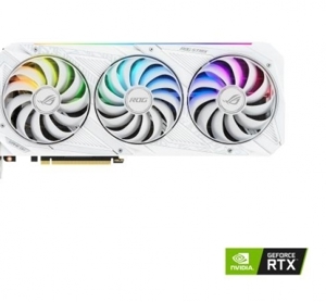 Card đồ họa - VGA Card ASUS ROG Strix GeForce RTX 3080 White 10GB V2