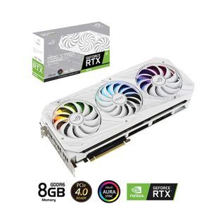 Card đồ họa - VGA Card Asus ROG Strix RTX 3070 O8G White