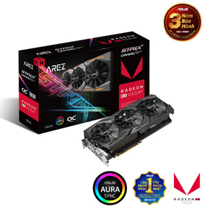 Card đồ họa - VGA Card ASUS ROG-STRIX-RXVEGA64-O8G-GAMING