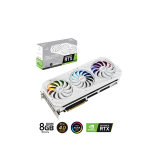 Card đồ họa - VGA Card Asus ROG Strix RTX 3070 O8G White