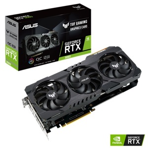 Card đồ họa - VGA Card Asus TUF GeForce RTX 3060 O12G V2 GAMING