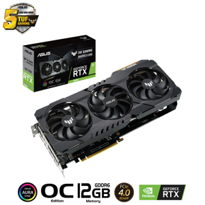 Card đồ họa - VGA Card ASUS TUF Gaming GeForce RTX 3060 OC Edition 12GB GDDR6