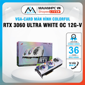 Card đồ họa - VGA Card Colorful iGame GeForce RTX 3060 Ultra W OC 12G-V