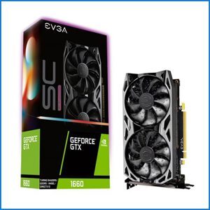 Card đồ họa - VGA Card Evga GeForce GTX 1660 SC Ultra Gaming