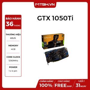 Card đồ họa - VGA Card Galax GTX 1050Ti 4GB OC