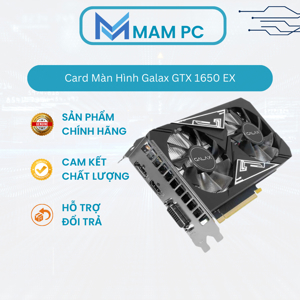 Card đồ họa - VGA Card Galax GTX 1650 EX 4GB GDDR6