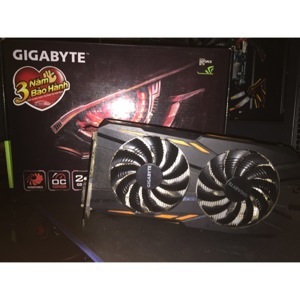 Card đồ họa - VGA Card Gigabyte GeForce GTX 1050 Windforce OC 2G