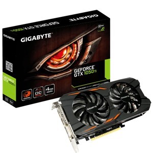 Card đồ họa - VGA Card Gigabyte GTX 1050 Ti Windforce OC 4G