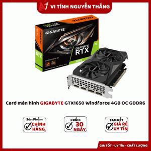 Card đồ họa - VGA Card Gigabyte GeForce GTX 1650 Windforce OC 4G
