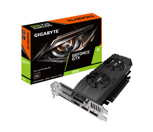 Card đồ họa - VGA Card GIGABYTE GeForce GTX 1650 D6 OC Low Profile 4G