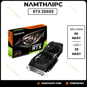 Card đồ họa - VGA Card Gigabyte RTX 2060 Super 8G GDDR6 Windforce OC N206SWF2OC-8GD