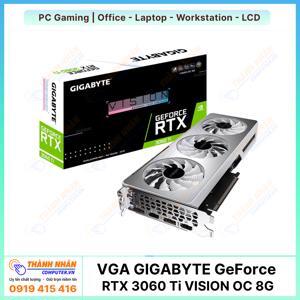 Card đồ họa - VGA Card Gigabyte GeForce RTX 3060 Ti Vision OC (GV-N306TVISION OC-8GD)