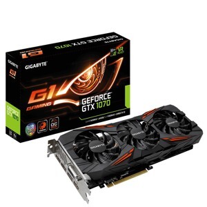 Card đồ họa - VGA Card Gigabyte GTX 1070 G1 Gaming 8GB