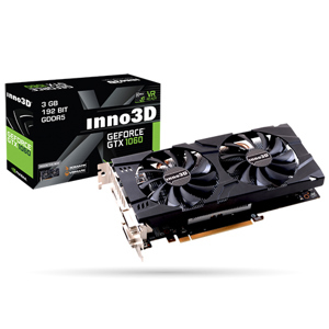 Card đồ họa - VGA Card Inno3D GeForce GTX 1060 Twin X2 3GB