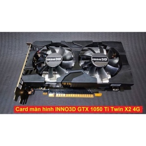 Card đồ họa - VGA Card Inno3D GeForce GTX 1050 Ti Twin X2 4Gb GDDR5