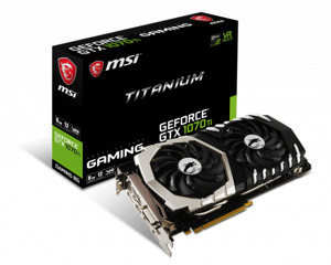 Card đồ họa - VGA Card MSI Geforce GTX 1070 Ti Titanium 8GB