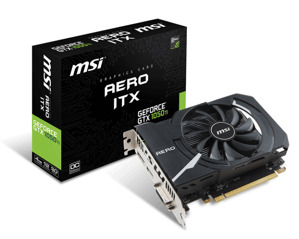 Card đồ họa - VGA Card MSI GTX 1050 Ti AERO ITX 4G OCV1