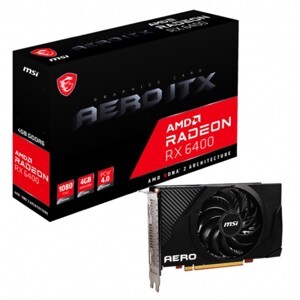 Card đồ họa - VGA Card MSI Radeon RX 6400 Aero ITX 4G 1 Fan