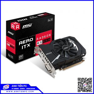 Card đồ họa - VGA Card MSI RX 550 Aero ITX 4G OC