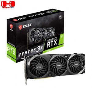 Card đồ họa - VGA Card MSI RTX 3080 10G GDDR6X Ventus 3X OC V2 LHR (GeForce RTX™ 3080 VENTUS 3X 10G OC LHR)