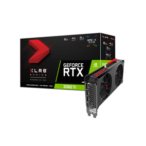 Card đồ họa - VGA Card PNY GeForce RTX 3060 Ti 8GB XLR8 Gaming REVEL EPIC-X RGB Dual Fan Edition (VCG3060T8DFXPPB)