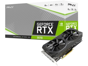 Card đồ họa - VGA Card PNY GeForce RTX 3070 8GB UPRISING Dual Fan