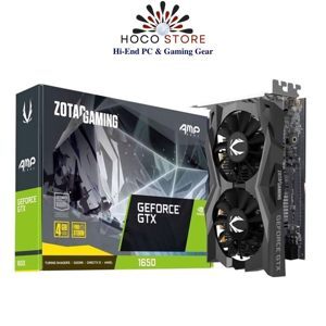 Card đồ họa - VGA Card Zotac Gaming GeForce GTX 1650 AMP Core 4GB (4GB GDDR6, 192-bit, HDMI +DP)