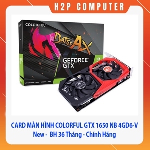 Card đồ họa - VGA Colorful GeForce GTX 1650 NB 4GD6-V