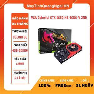 Card đồ họa - VGA Colorful GeForce GTX 1650 NB 4GD6-V
