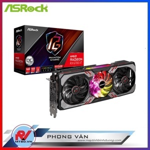 Card màn hình Asrock RX 6700 XT Phantom Gaming D-12GB OC