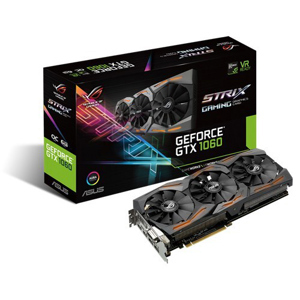 Card màn hình Asus 6GB Strix GTX1060-O6G-Gaming - NVIDIA Geforce, 6GB RAM , DDR5, 192Bit