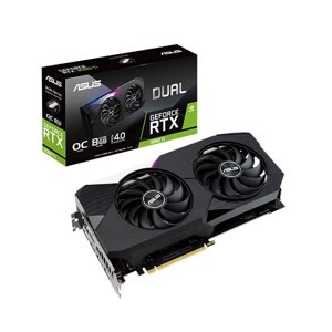 Card màn hình Asus Dual GeForce RTX 3060 Ti V2 OC Edition O8GB GDDR6