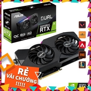 Card màn hình Asus Dual GeForce RTX 3060 Ti V2 OC Edition O8GB GDDR6