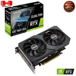 Card màn hình Asus Dual GeForce RTX 3060 Ti V2 MINI OC Edition 8GB GDDR6