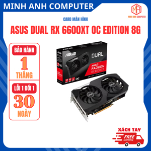 Card màn hình Asus Dual Radeon RX 6600 XT OC Edition 8GB GDDR6