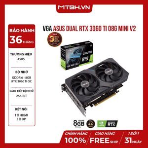 Card màn hình Asus DUAL-RTX 3060 Ti-O8G-MINI-V2