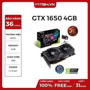 Card màn hình Asus GTX 1650 O4G GDDR5 ROG Strix OC