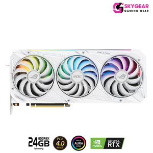 Card màn hình Asus ROG STRIX GeForce RTX 3090 White OC Edition 24GB GDDR6X ROG-STRIX-RTX3090-O24G-WHITE