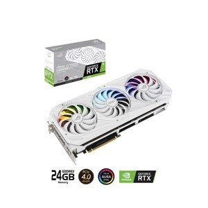 Card màn hình Asus ROG STRIX GeForce RTX 3090 White OC Edition 24GB GDDR6X ROG-STRIX-RTX3090-O24G-WHITE