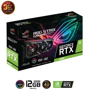 Card màn hình Asus ROG STRIX GeForce RTX 3060 Ti 8GB GAMING GDDR6