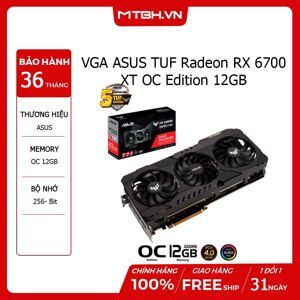 Card màn hình Asus TUF GAMING Radeon RX 6700 XT OC Edition 16GB GDDR6