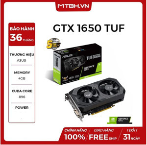 Card màn hình Asus TUF-GTX1650-4GD6-GAMING