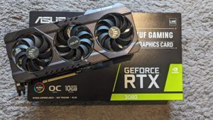 Card màn hình Asus TUF RTX 3080 10G Gaming OC