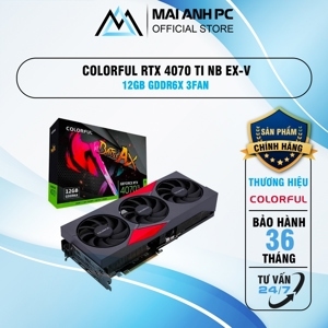 Card màn hình Colorful GeForce RTX 4070 Ti NB EX-V