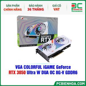 Card màn hình Colorful RTX 3050 iGame Ultra W OC 8G-V