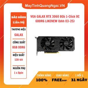 Card màn hình Galax RTX 3060 12GB GDDR6 (1-Click OC)