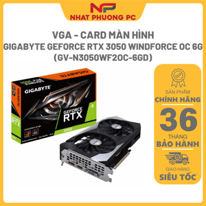 Card màn hình Gigabyte GV-N3050GAMING OC-8GD