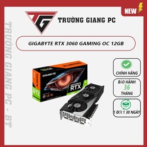 Card màn hình Gigabyte RTX 3060 GAMING OC 12GD-V2